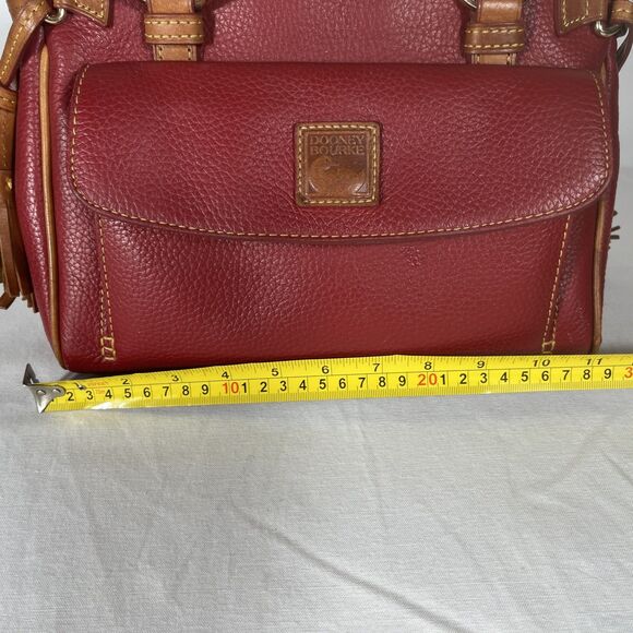 Dooney & Bourke Vintage AWL Satchel Leather Bag w/ Matching Coin Purse – Chestnu - Picture 13 of 16